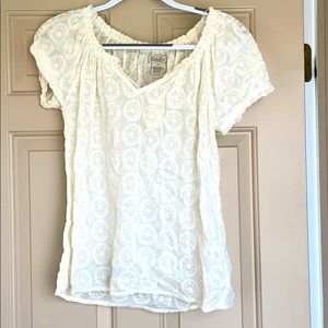 Lucky Brand lacey shirt